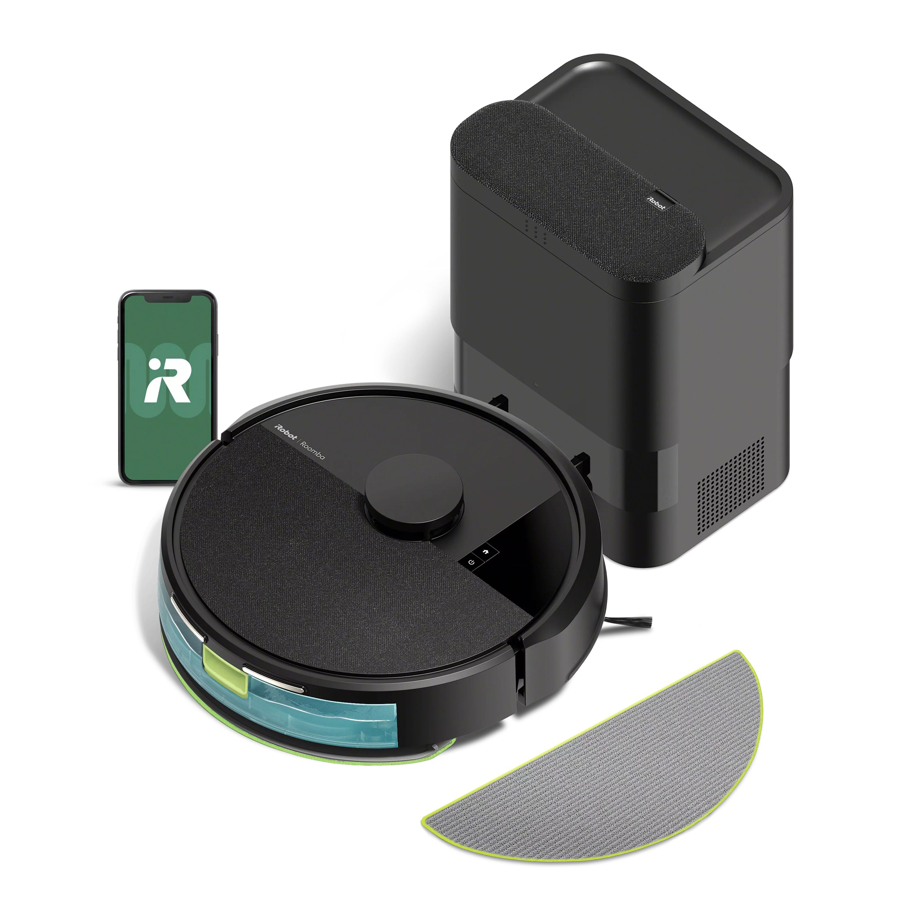 Roomba&reg; 105 Combo Series Robots, Black, swatch