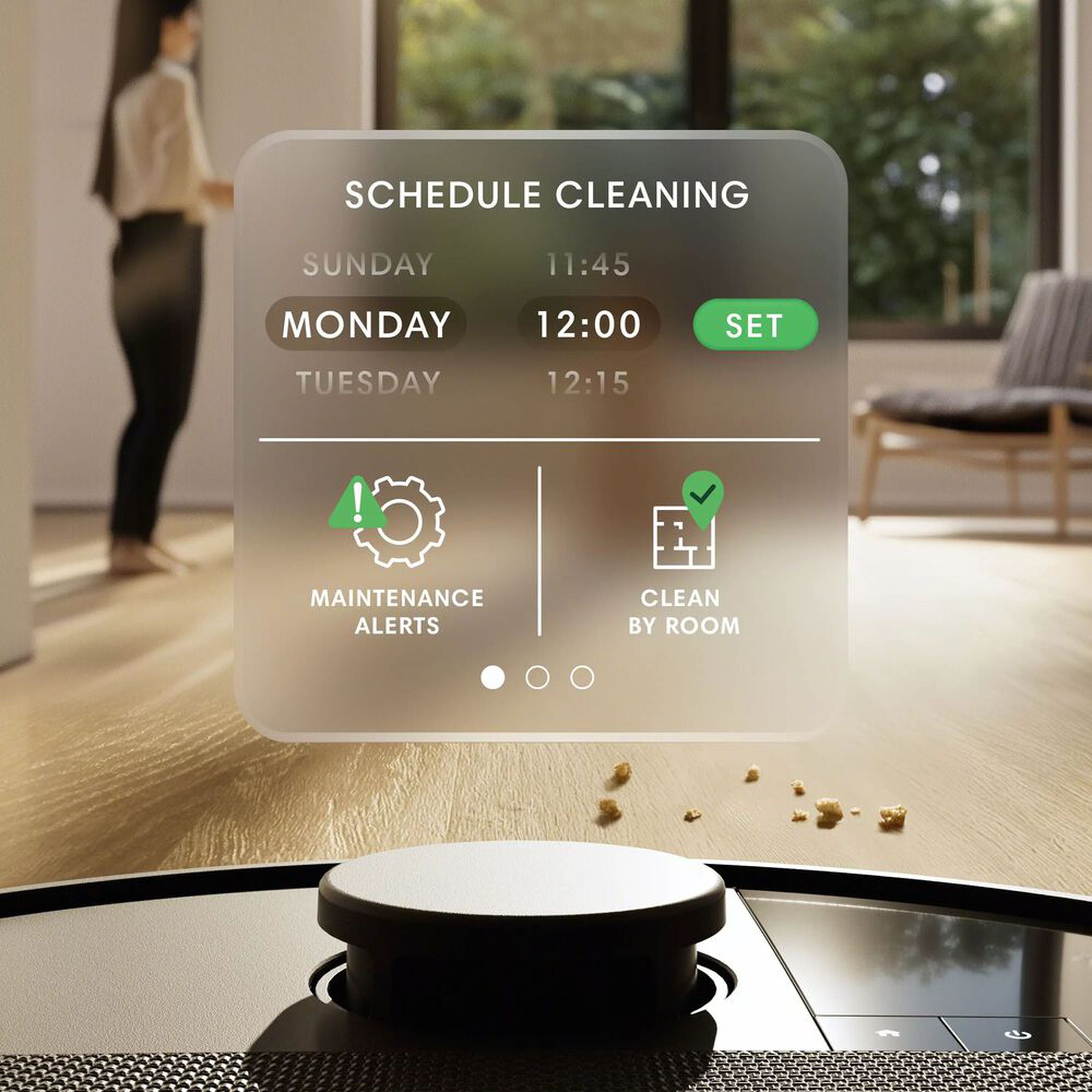 Clean on your own schedule