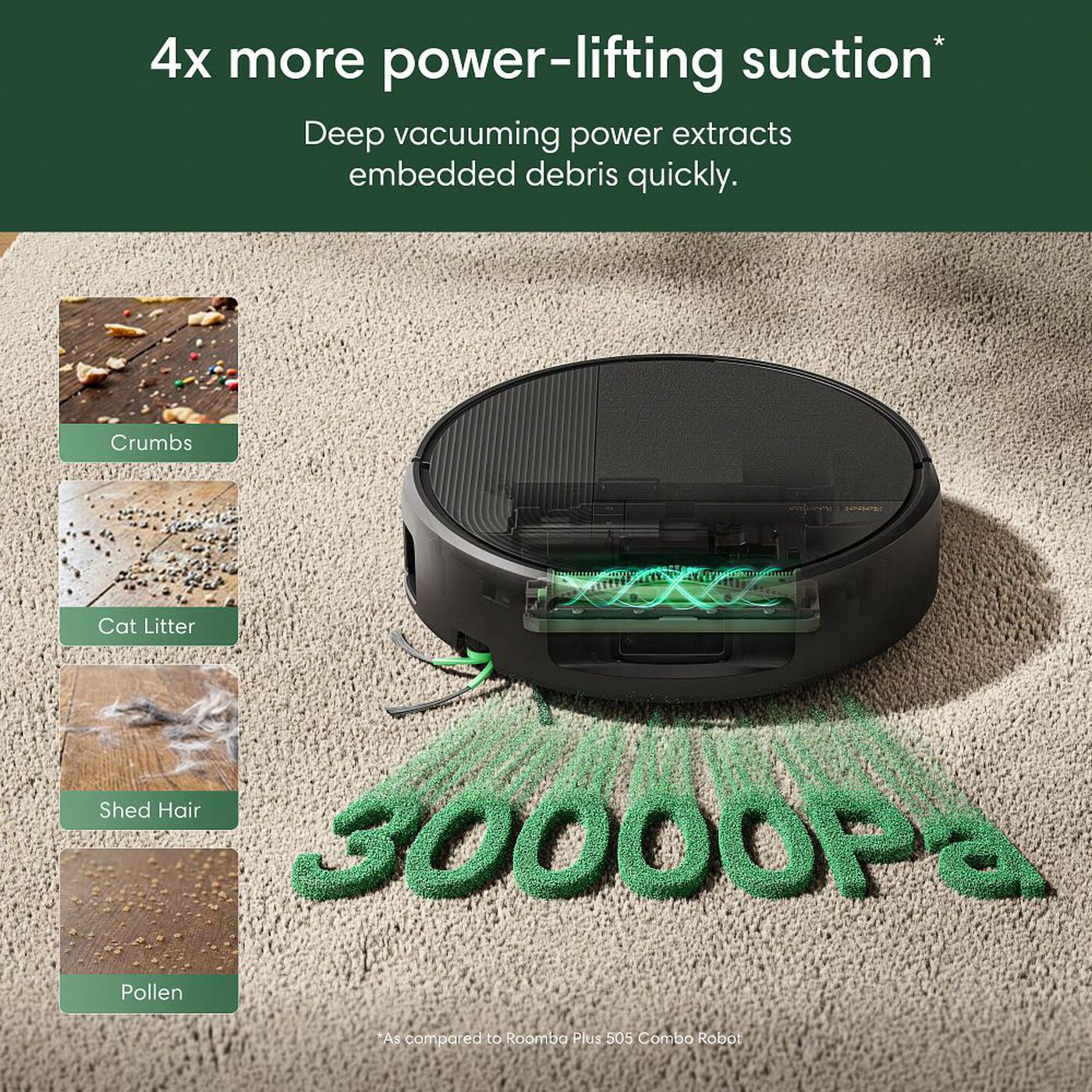 Roomba&reg; Plus 678 Combo robot + AutoWash&trade; dock, Black, large