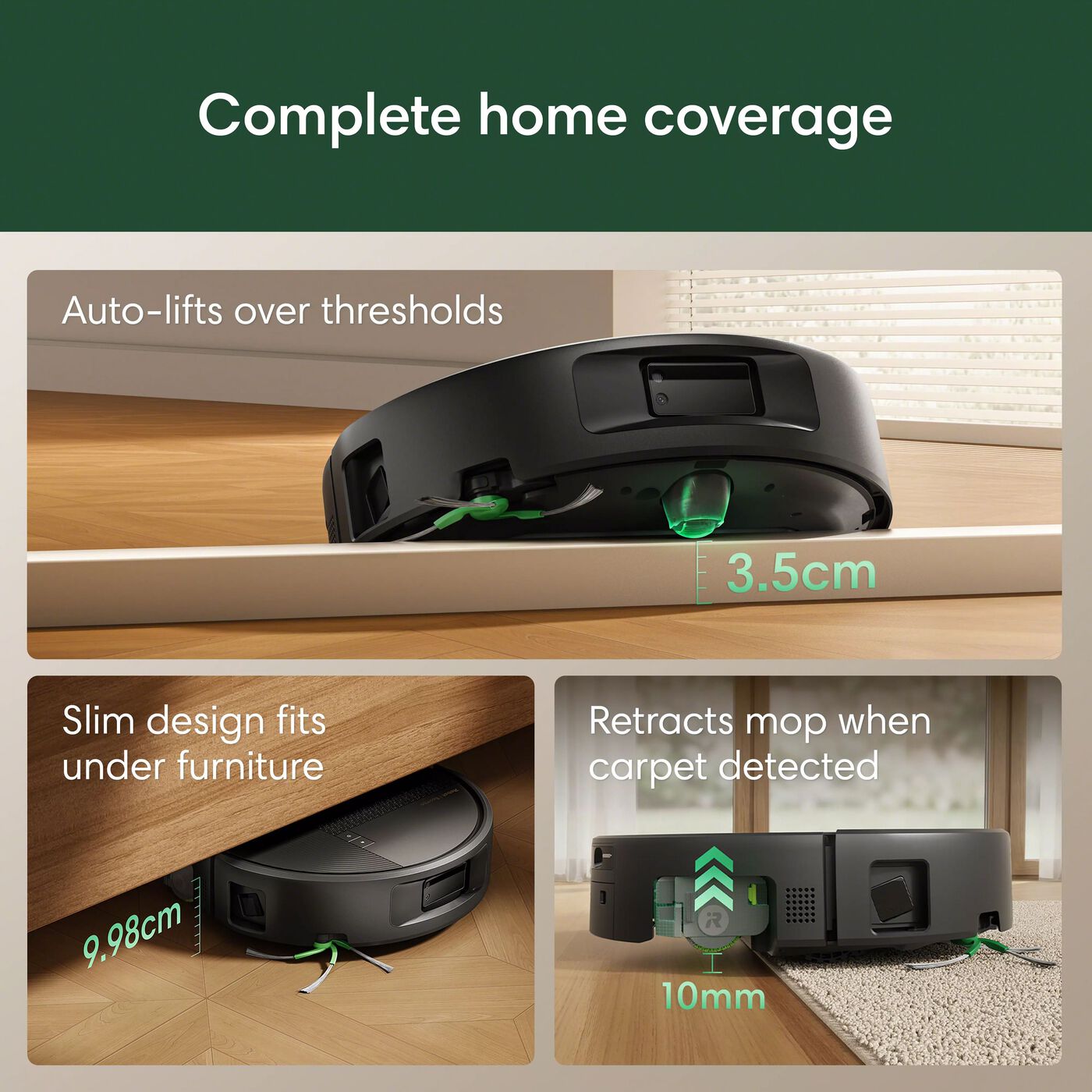 Roomba&reg; Plus 678 Combo robot + AutoWash&trade; dock, Black, large